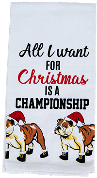 Royal Standard "All I want for Christmas is a championship" Hand Towel