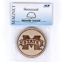 Real Wood Home Magnet 2.5"