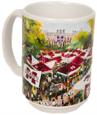 15oz Watercolor Tailgating Mug