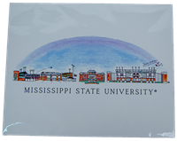 Mississippi State University Skyline 6pk Notecards