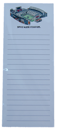 Davis Wade Stadium Notepad