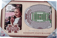 4x6 3D Picture Frame with Davis Wade Stadium