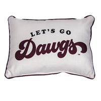 Let's Go Dawgs Pillow