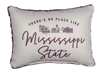 There's No Place Like Mississippi State Pillow
