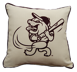 Bully Swinging Bat Home Pillow