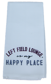 Little Birdie Left Field Lounge is My Happy Place Tea Towel