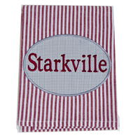 Hanging By a Thread Starkville in Oval Towel