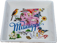 Ceramic Mississippi Art Home Tray