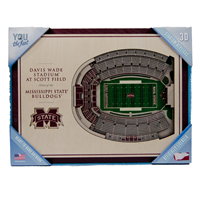 Davis Wade Stadium 3d Wall Art