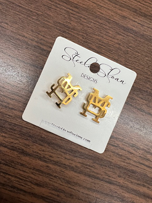 Steele Sloan M Over S Stud Earrings
