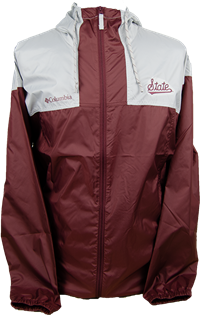 Columbia State Script Full Zip Flash Challenger Windbreaker