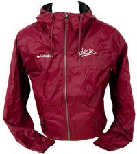 Columbia Oroville Creek Lined State Script Rain Jacket