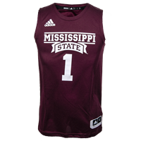 2019 Adidas Mississippi State #1 Basketball Jersey