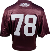 2022 Adidas Miss State #78 with Dowsing Bell 50 Years on Back Jersey