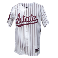 Colosseum State Stitched Pinstripe Baseball Jersey