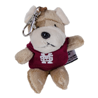 Bully with a Baseball Tee Keychain