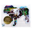 Paper Live Dog Magnet