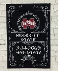 Magnolia Lane Banner M Mississippi State Bulldogs Hail State Garden Flag