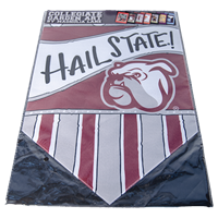 Magnolia Lane Home Plate Hail State with Bulldog Garden Flag