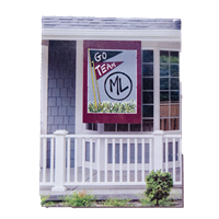 Collegiate House Hail State on Cowbell 40 x 28 Flag