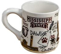 Magnolia Lane Mississippi State Icons Mug