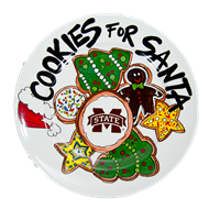 Magnolia Lane Cookies for Santa Banner M Cookie Plate