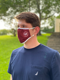 3 Ply Banner M Circle Logo on Side Face Mask