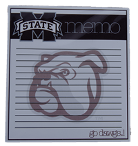 Banner M Bulldog Memo Notepad 2-pack