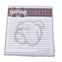Fanatic Group Bulldog Head 2 Pack Memo Pads