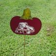 Round Top Collection Pumpkin With Mississippi State Logos