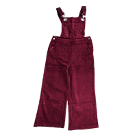 Corduroy Wide Leg Overalls