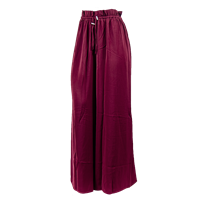 Women's Pants Ruffled Hi Waist Wide Leg