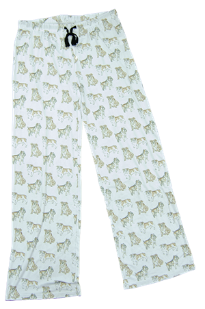 Realistic Bulldog Pattern Sleep Pants
