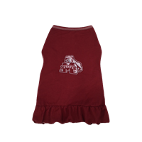 Standing Bulldog Ruffle Pet Cheer Jersey