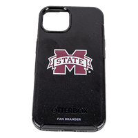 iPhone 12/12 Pro Black with Maroon and White Banner M Symmetry Otterbox Case