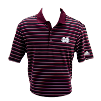 Adidas Ultimate Golf Striped Banner M Short Sleeve Polo
