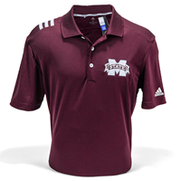 Adidas 2019 3 Stripe Short Sleeve Polo