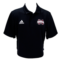 Adidas Climalite Iconic White Outline Short Sleeve Polo