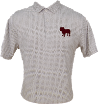 Antigua Live Dog Pattern Mens Polo