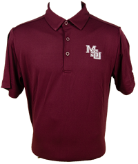 Columbia Golf Omniwick SS Polo MSU Stacked Vault Logo