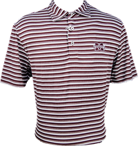 Southern Tide Banner M Ryder Heather Striped Performance Polo