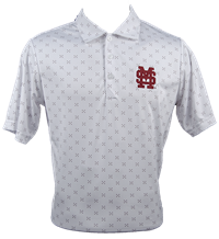 Antigua M over S with Gray Dots Polo