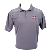 Columbia Motion Banner M Stripe On One Side Short Sleeve Polo
