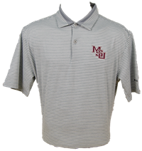 Columbia Golf Short Sleeve MSU Stacked Vault Logo