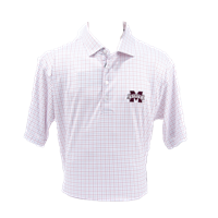 Charles Conner Overpane Check Banner M Short Sleeve Polo