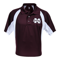 Badger Banner M Polo with White Sides