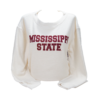 Boxercraft Crew Maroon Letter Sweatshirt