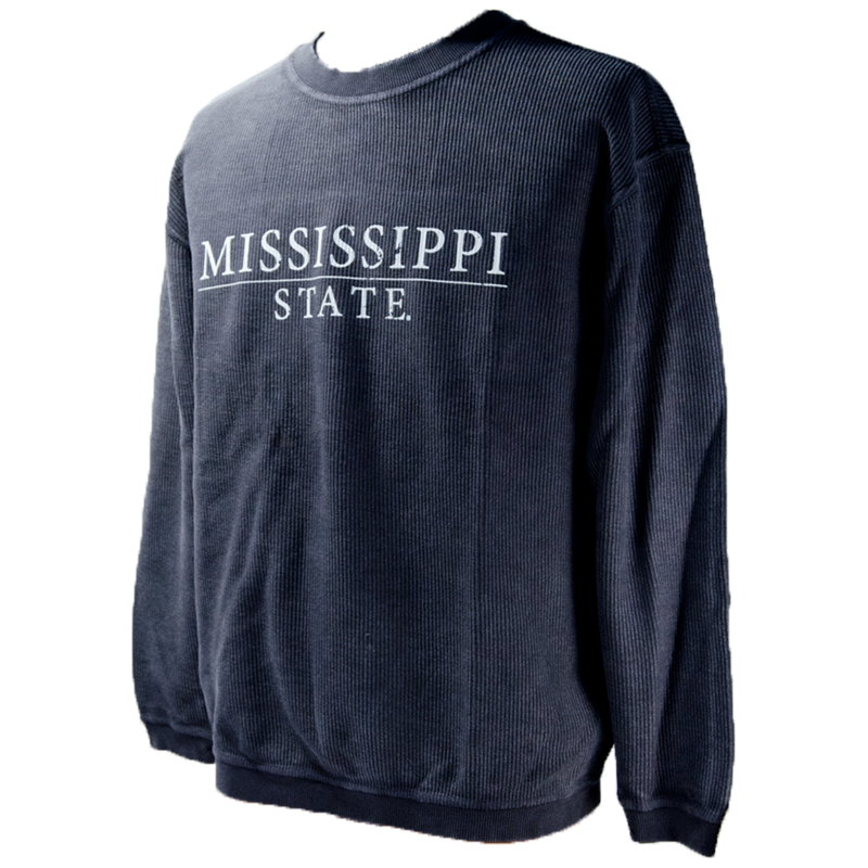 Seaside Letters Corded Crew Sweatshirt Campus Book Mart