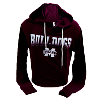 Colosseum Big Air Bulldogs Thin Hoodie