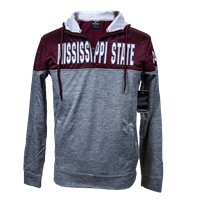 Colosseum 1/4 Zip Mississippi State Hooded Pullover